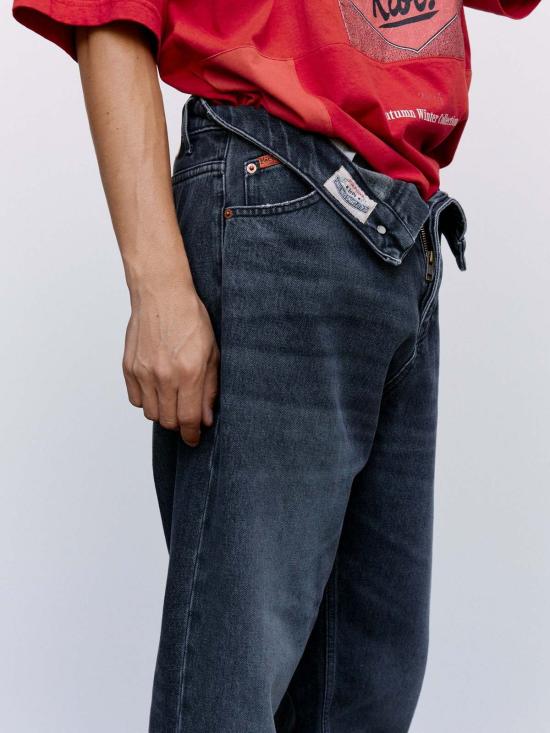  마틴로즈 데님 팬츠 마틴 로즈 오픈 플라이 진 블랙 워시드 - MARTINE ROSE