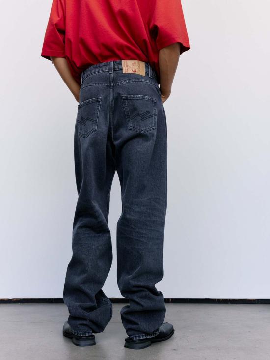  마틴로즈 데님 팬츠 마틴 로즈 오픈 플라이 진 블랙 워시드 - MARTINE ROSE