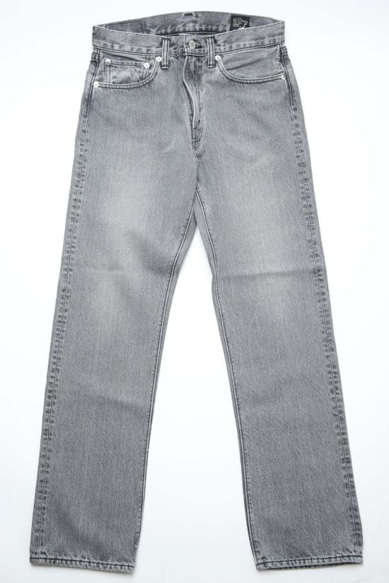  오어슬로우 데님 팬츠 오슬로우 107 아이비핏 슬림진 블랙 데님 블리치