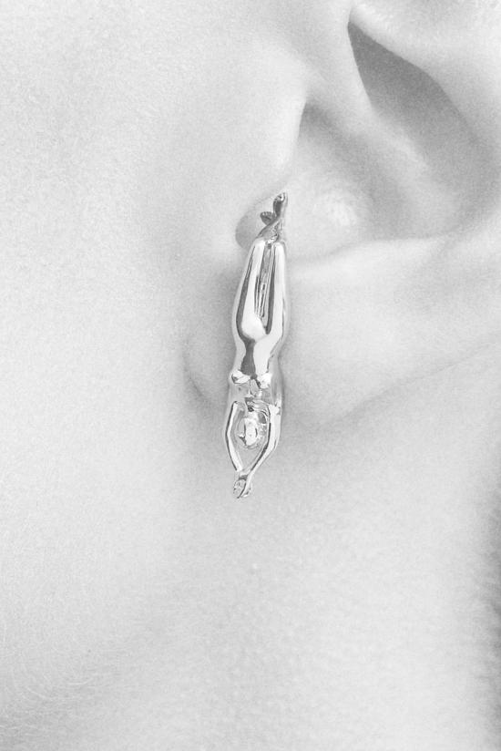  Paola Vilas 이어링 Eugnia 솔 귀걸이 18K 골드 버메일 - OTHER BRANDS