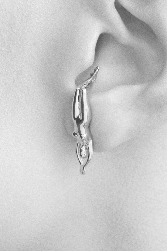  Paola Vilas 이어링 Eugnia 솔 귀걸이 18K 골드 버메일 - OTHER BRANDS