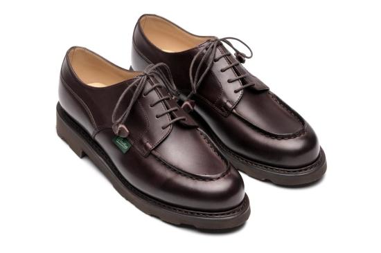  파라부트 로퍼 여성용 샹보르 그리프 II 마론 리스 카페 슈즈 브라운 - PARABOOT