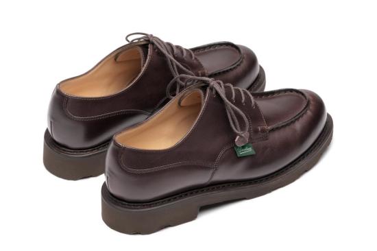  파라부트 로퍼 여성용 샹보르 그리프 II 마론 리스 카페 슈즈 브라운 - PARABOOT