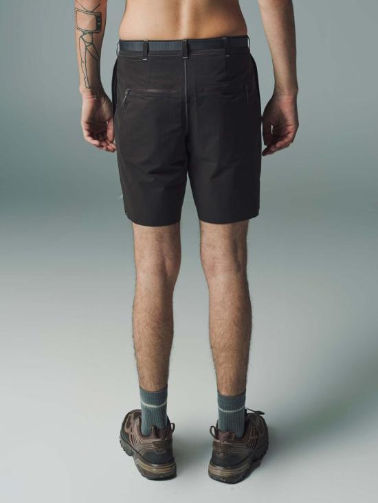  새티스파이 숏팬츠 Satisfy Running Peach Shell Standard Climb 반바지 브라운 - SATISFY