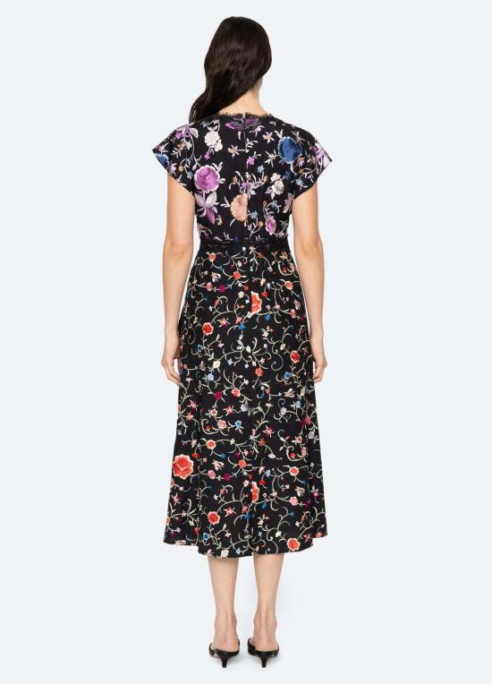  씨뉴욕 롱 원피스 Sea Ny 프리실라 V넥 드레스 - SEA NY