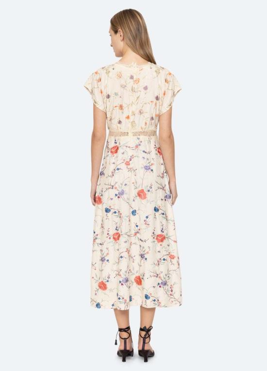  씨뉴욕 롱 원피스 Sea Ny 프리실라 V넥 드레스 - SEA NY