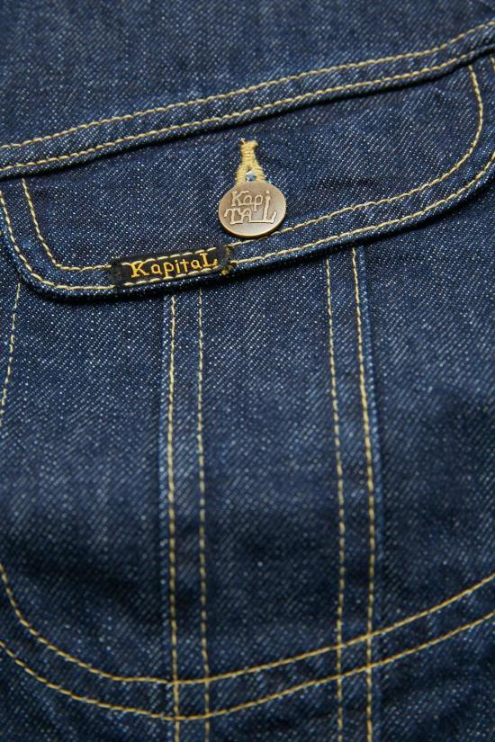  캐피탈 데님 자켓 Kapital 11.5온스 데님 멕시칸 턱시도 웨스턴 인디고 - KAPITAL