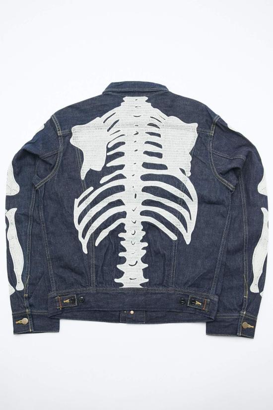  캐피탈 데님 자켓 Kapital 11.5온스 데님 멕시칸 턱시도 웨스턴 인디고 - KAPITAL