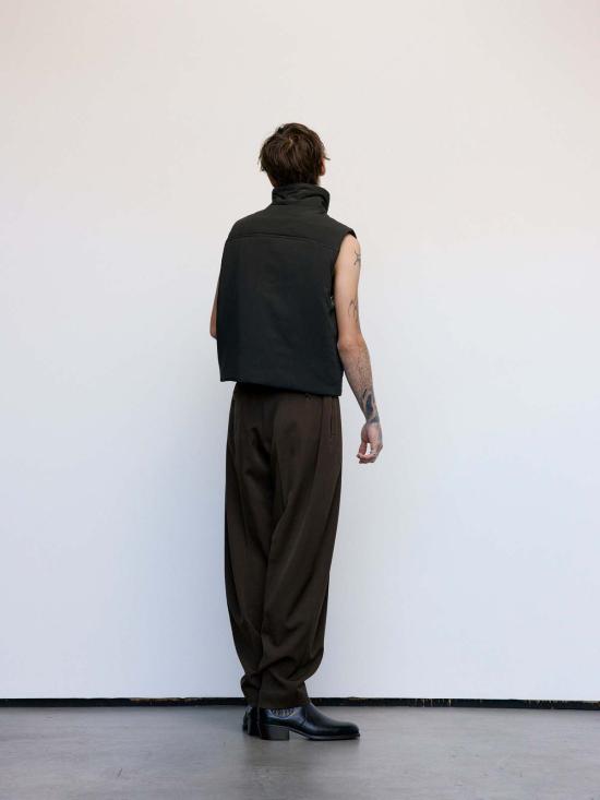  르메르 베스트 다크 에스프레소 워디드 질레 블랙 - LEMAIRE