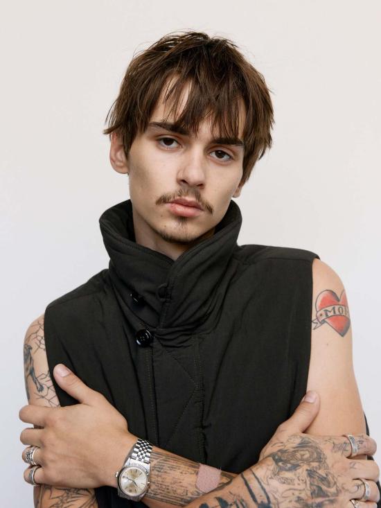  르메르 베스트 다크 에스프레소 워디드 질레 블랙 - LEMAIRE