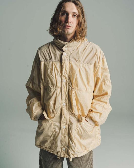  아워레가시 자켓 우리의 유산 고무화 나일론 배기 퍼파 크림