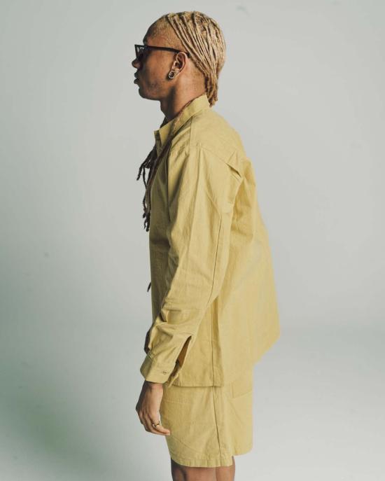  맨틀 긴팔 셔츠 와틀 왁스 - MAN-TLE