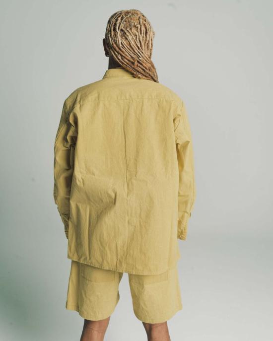  맨틀 긴팔 셔츠 와틀 왁스 - MAN-TLE