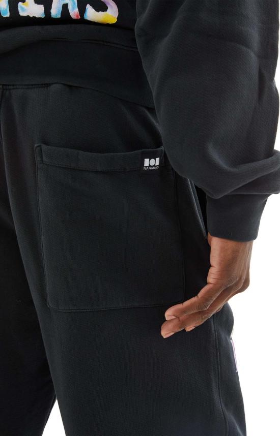  나미아스 트레이닝/조거 팬츠 버니 배기 스웨트팬츠 블랙 - NAHMIAS