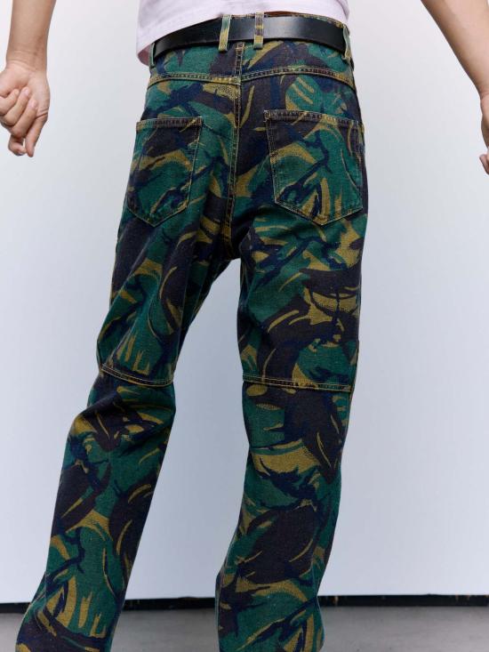  마틴로즈 스트레이트 팬츠 마틴 로즈 리버시블 카모 진 블루 - MARTINE ROSE