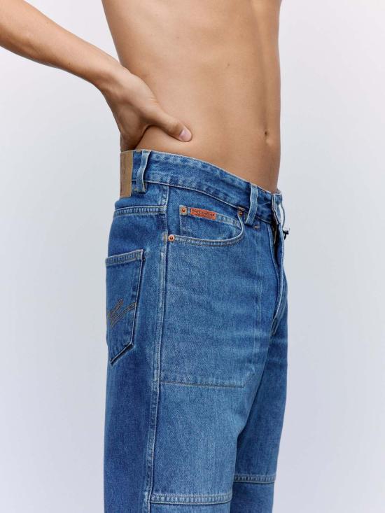  마틴로즈 스트레이트 팬츠 마틴 로즈 리버시블 카모 진 블루 - MARTINE ROSE