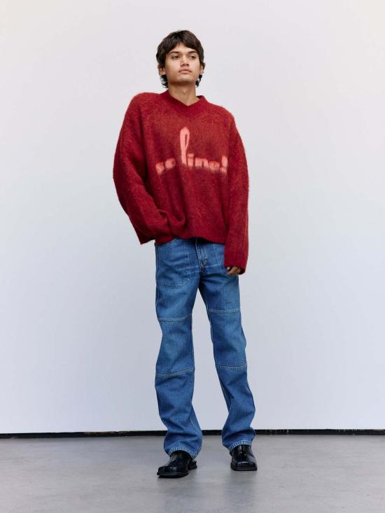  마틴로즈 스트레이트 팬츠 마틴 로즈 리버시블 카모 진 블루 - MARTINE ROSE