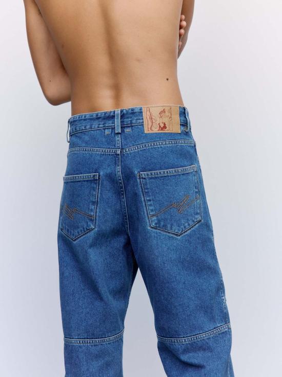  마틴로즈 스트레이트 팬츠 마틴 로즈 리버시블 카모 진 블루 - MARTINE ROSE