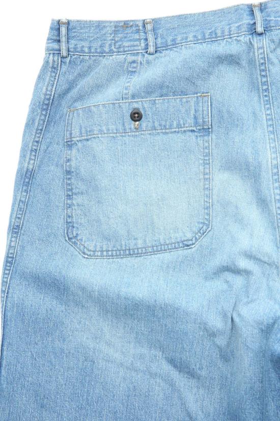  오어슬로우 데님 숏팬츠 Orslow 데님 세일러 팬츠 데님 중고 - ORSLOW