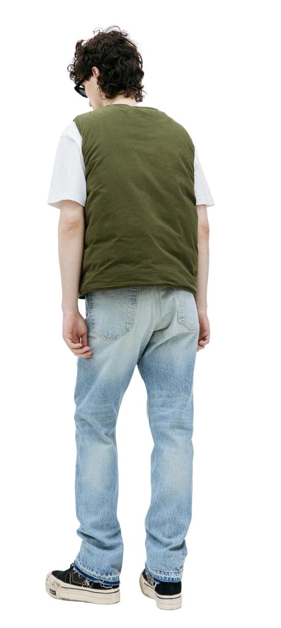  비티에프엘 베스트 Btfl 리버시블 질레 미드나잇/오드 그린 - BTFL