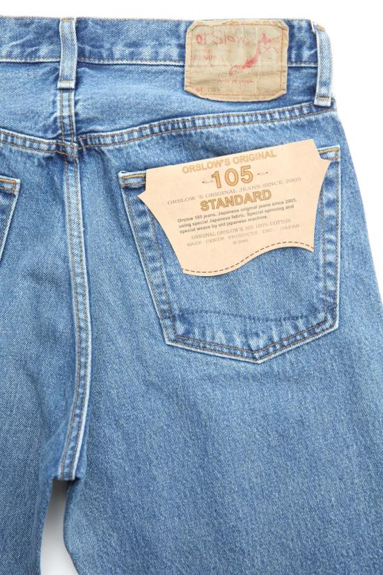  오어슬로우 데님 팬츠 Or Slow 105 90년대 남성용 스탠다드 핏 데님 중고 - ORSLOW