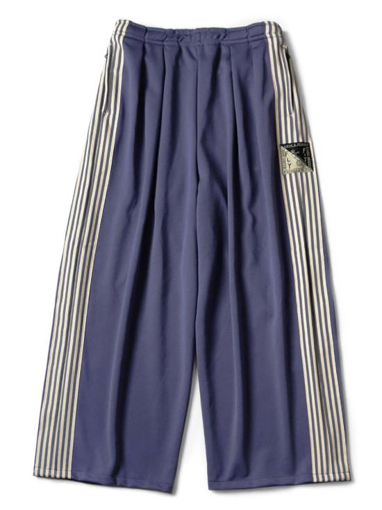  캐피탈 스트레이트 팬츠 Kapital Smooth Jersey Stantman & Woman Super Baggy Track Pants Purple