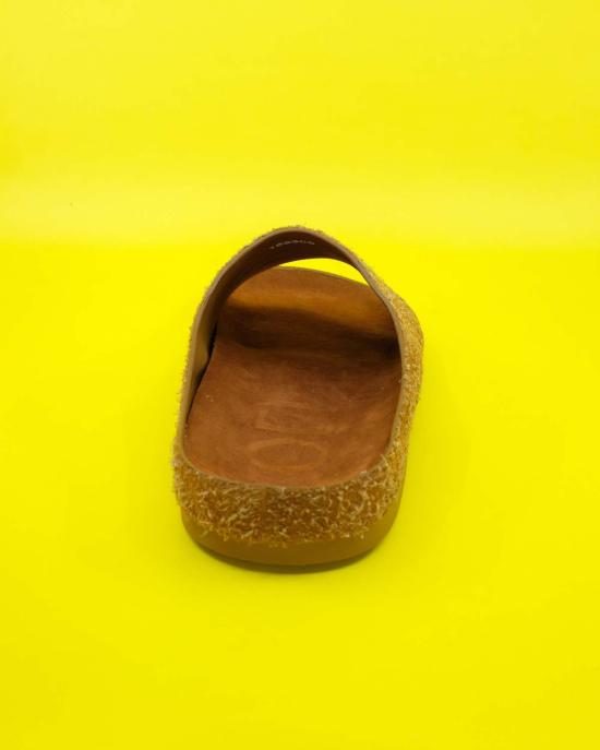  로에베 샌들 브러시드 스웨이드 라고  탄 - LOEWE