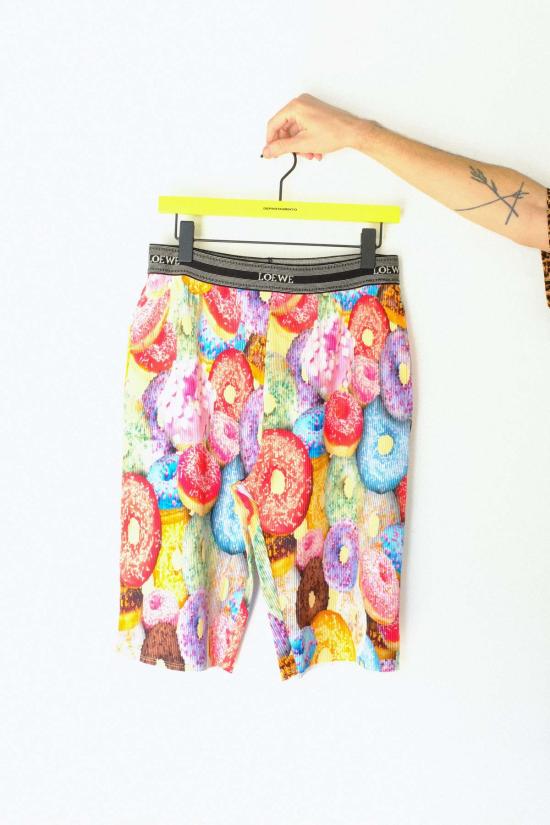  로에베 숏팬츠 코튼 리브 반바지 도넛 - LOEWE