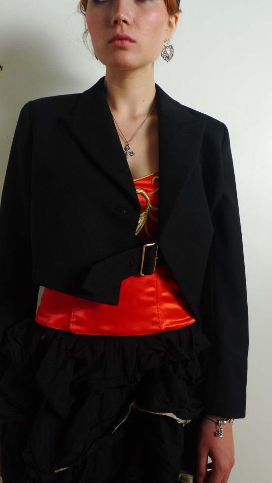  꼼데가르송 봄버 자켓 Comme Des Garçons 재킷 블랙 - COMME DES GARCONS