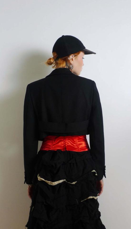  꼼데가르송 봄버 자켓 Comme Des Garçons 재킷 블랙 - COMME DES GARCONS