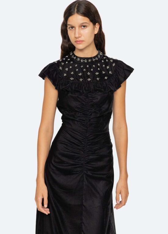  씨뉴욕 롱 원피스 씨 나이 캐릴 드레스 - SEA NY