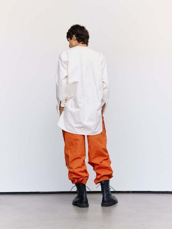  쓰리맨 긴팔 셔츠 3인용 코튼 튜닉  화이트 내추럴 - 3MAN