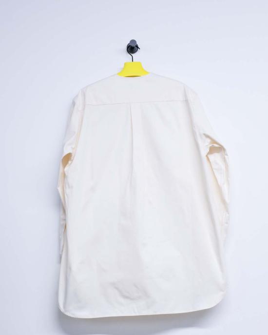  쓰리맨 긴팔 셔츠 3인용 코튼 튜닉  화이트 내추럴 - 3MAN