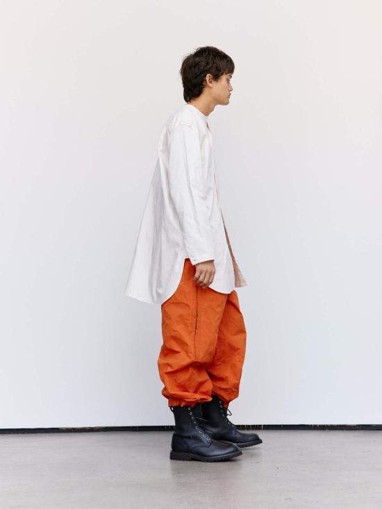  쓰리맨 긴팔 셔츠 3인용 코튼 튜닉  화이트 내추럴 - 3MAN