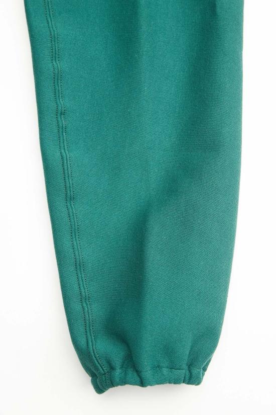  캠버 트레이닝/조거 팬츠 크로스 니트 헤비웨이트 스웨트 팬츠 다크 그린 - CAMBER