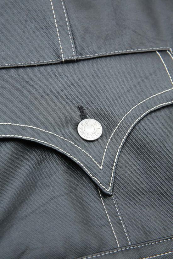  와타나베 준야 데님 자켓 준야 와타나베 맨 X 리바이스 재킷 블랙 코팅 캔버스 - JUNYA WATANABE