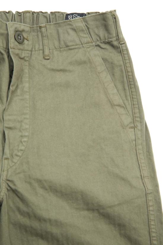  오어슬로우 스트레이트 팬츠 오슬로우 와이드핏 프렌치 워크 팬츠 아미 그린 - ORSLOW