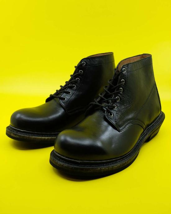  아워레가시 부츠 Our Legacy Deep Black Leather Cortege  Deep Black