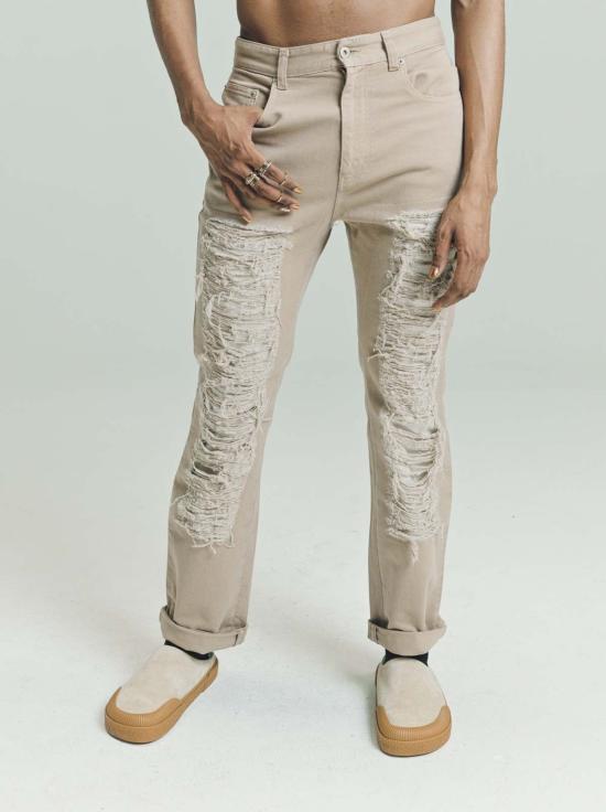  로에베 파울라 이비자 스트레이트 팬츠 폴라 이비자 로에베 리피드 팬츠 베이지 - LOEWE PAULA'S IBIZA