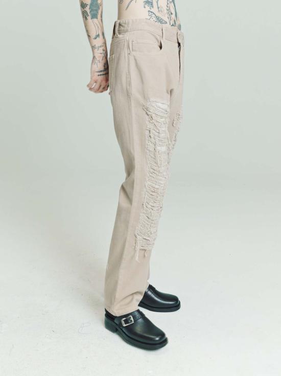  로에베 파울라 이비자 스트레이트 팬츠 폴라 이비자 로에베 리피드 팬츠 베이지 - LOEWE PAULA'S IBIZA