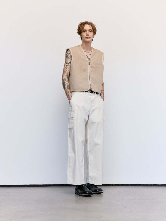  DEPARTAMENTO 베스트 데파르타멘토 Jumbo Bedford Top Vest Sand Dune - OTHER BRANDS