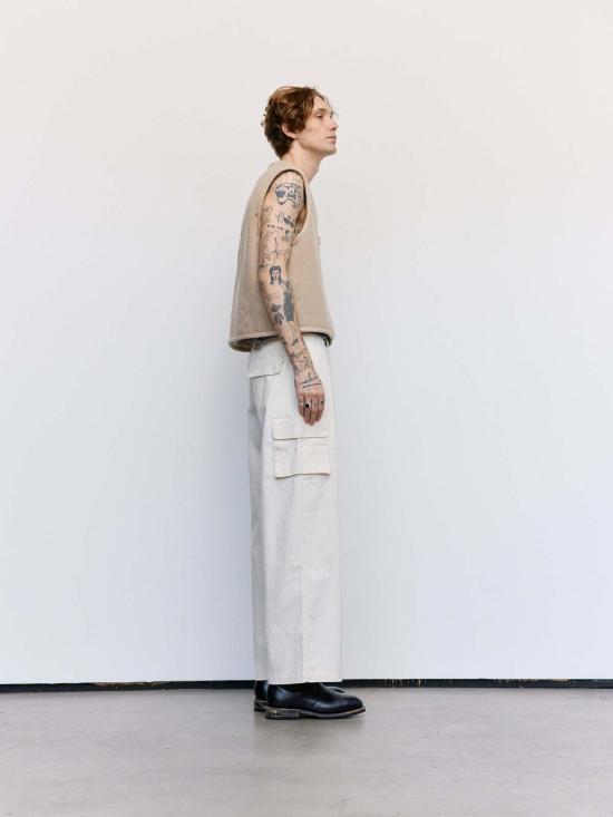  DEPARTAMENTO 베스트 데파르타멘토 Jumbo Bedford Top Vest Sand Dune - OTHER BRANDS