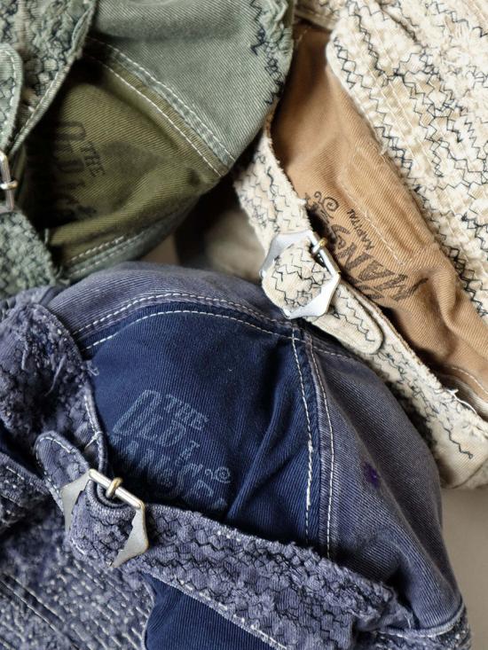  캐피탈 버킷햇 치노 노인과 바다 크래쉬 리메이크 햇 네이비 - KAPITAL