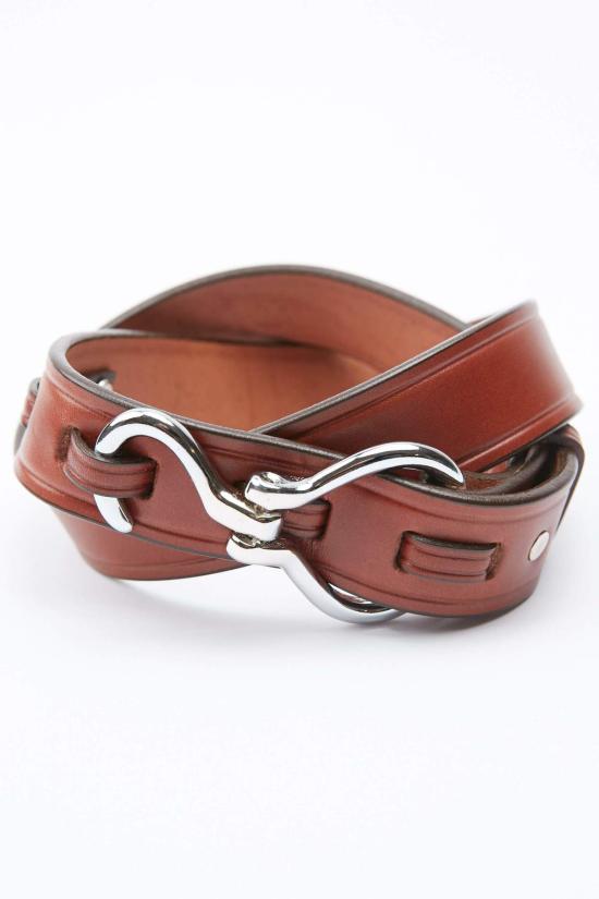  토리 레더 레귤러 벨트 토리 가죽 발굽 피크  오크/니켈