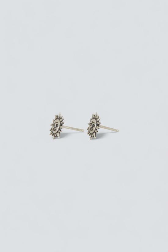  몬도 몬도 이어링 Mondo Mondo 미니 솔레이 스터드 스털링 실버 - MONDO MONDO