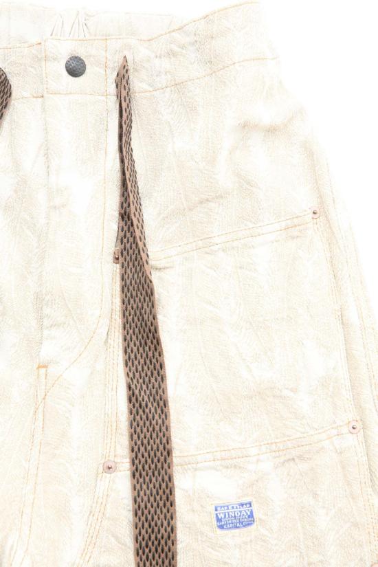  캐피탈 스트레이트 팬츠 Kapital 12oz Magpie 데님 W 니 이지 배기 팬츠 내추럴 - KAPITAL