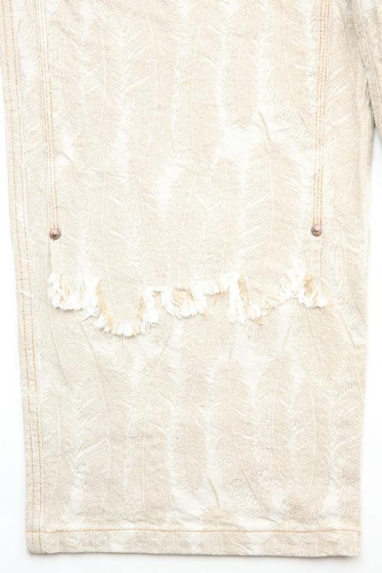  캐피탈 스트레이트 팬츠 Kapital 12oz Magpie 데님 W 니 이지 배기 팬츠 내추럴 - KAPITAL