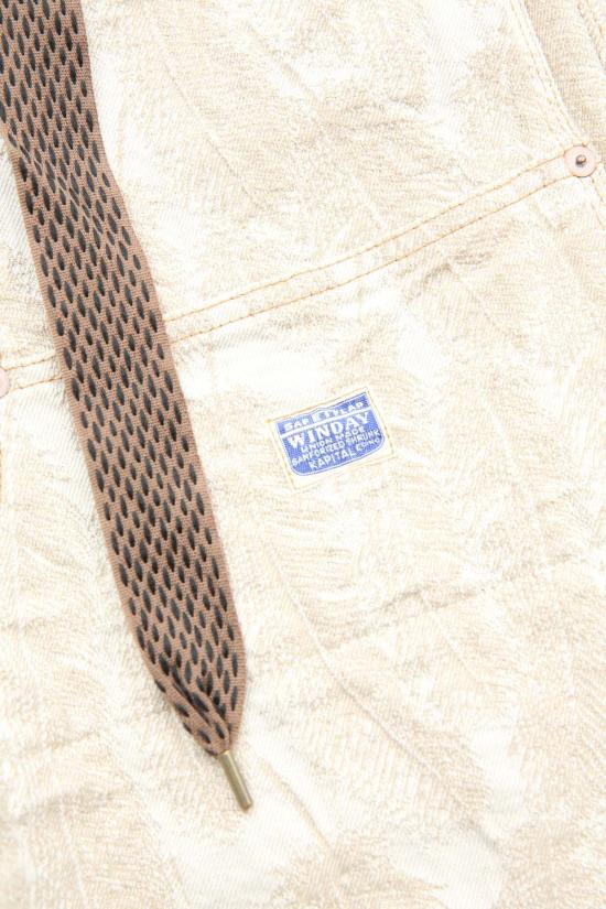  캐피탈 스트레이트 팬츠 Kapital 12oz Magpie 데님 W 니 이지 배기 팬츠 내추럴 - KAPITAL