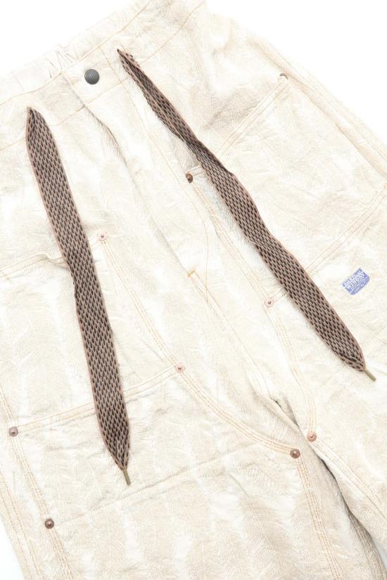  캐피탈 스트레이트 팬츠 Kapital 12oz Magpie 데님 W 니 이지 배기 팬츠 내추럴 - KAPITAL