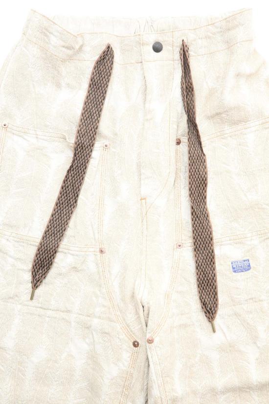  캐피탈 스트레이트 팬츠 Kapital 12oz Magpie 데님 W 니 이지 배기 팬츠 내추럴 - KAPITAL